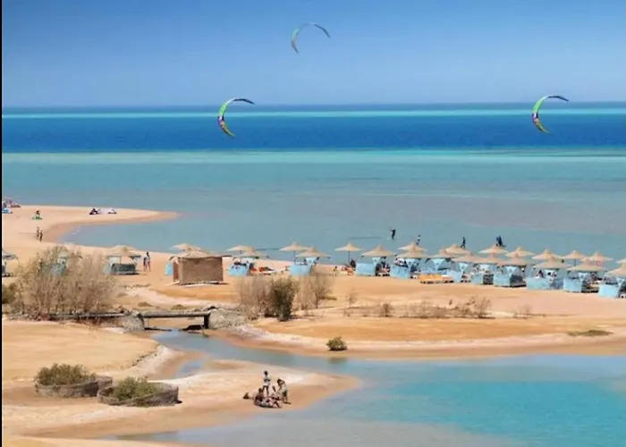 Joynant-Gouna Kite Road-2Room Mangroovy Free Beach Access - Pool View-